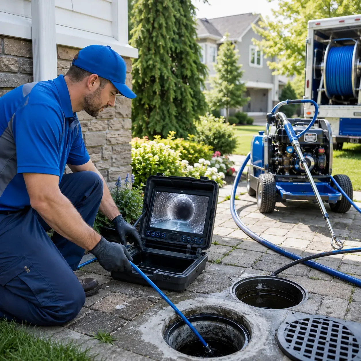 Outdoor drain cleaning professionals serving Tuskahoma, OK